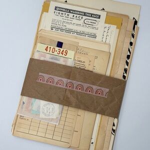 Authentic Ephemera Paper Lot- All Original-No Copies  for Junk/Art Journaling